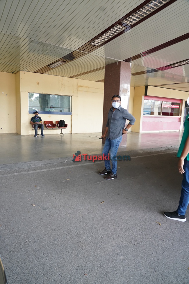Tollywood Actors at Begumpet Airport